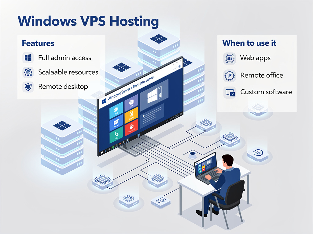What is Windows VPS Hosting Features & When to Use It